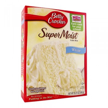 Betty Crocker Super Moist White Cake Mix 16.25 OZ (461g) 12 Packungen AUSVERKAUFT